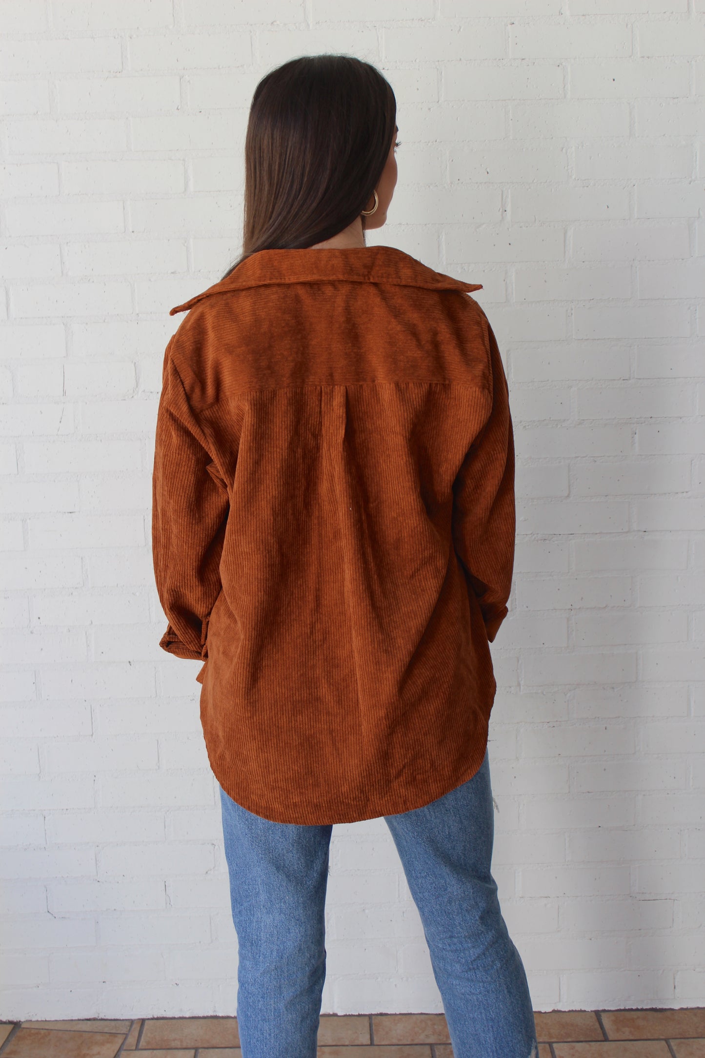 Feeling Grateful Shacket- Tawny