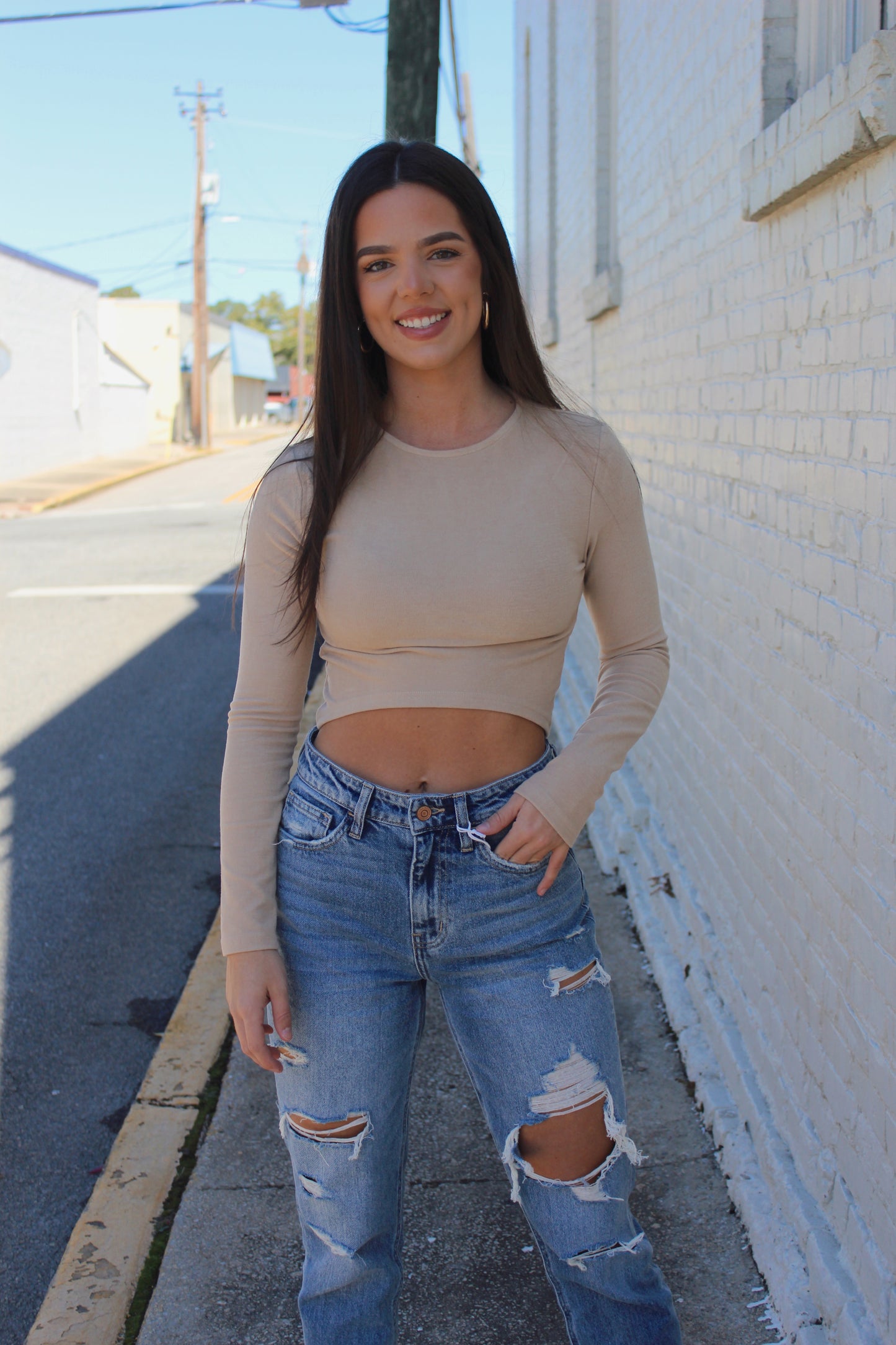 One To Remember Top- Natural