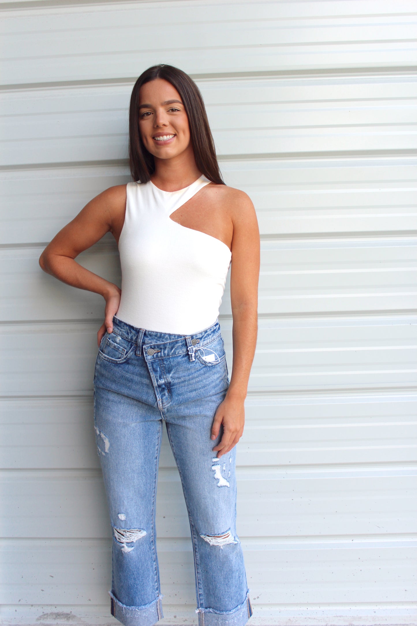 Criss Cross Vintage Boyfriend Jeans