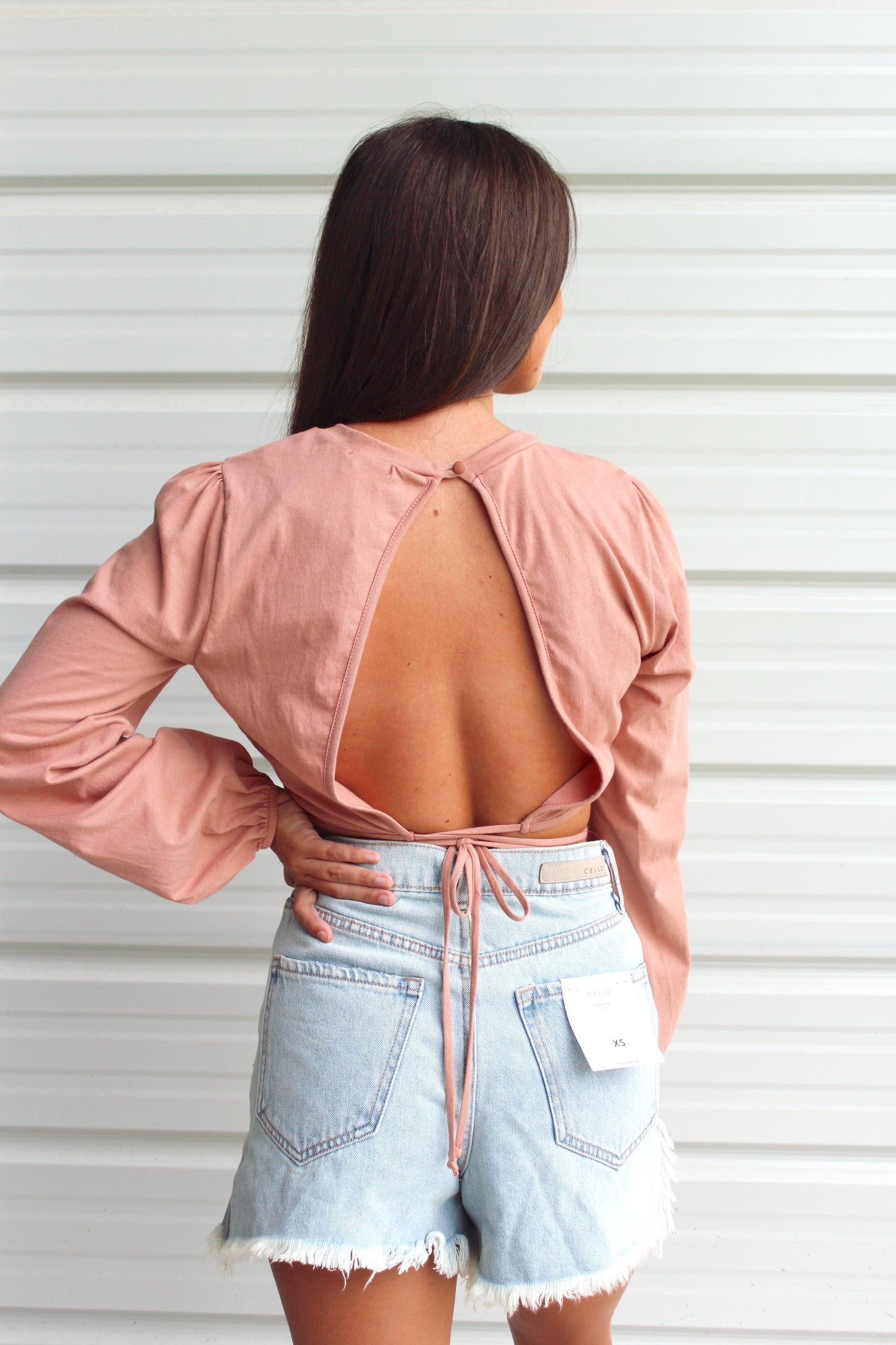 Keepin' It Real Top- Rose