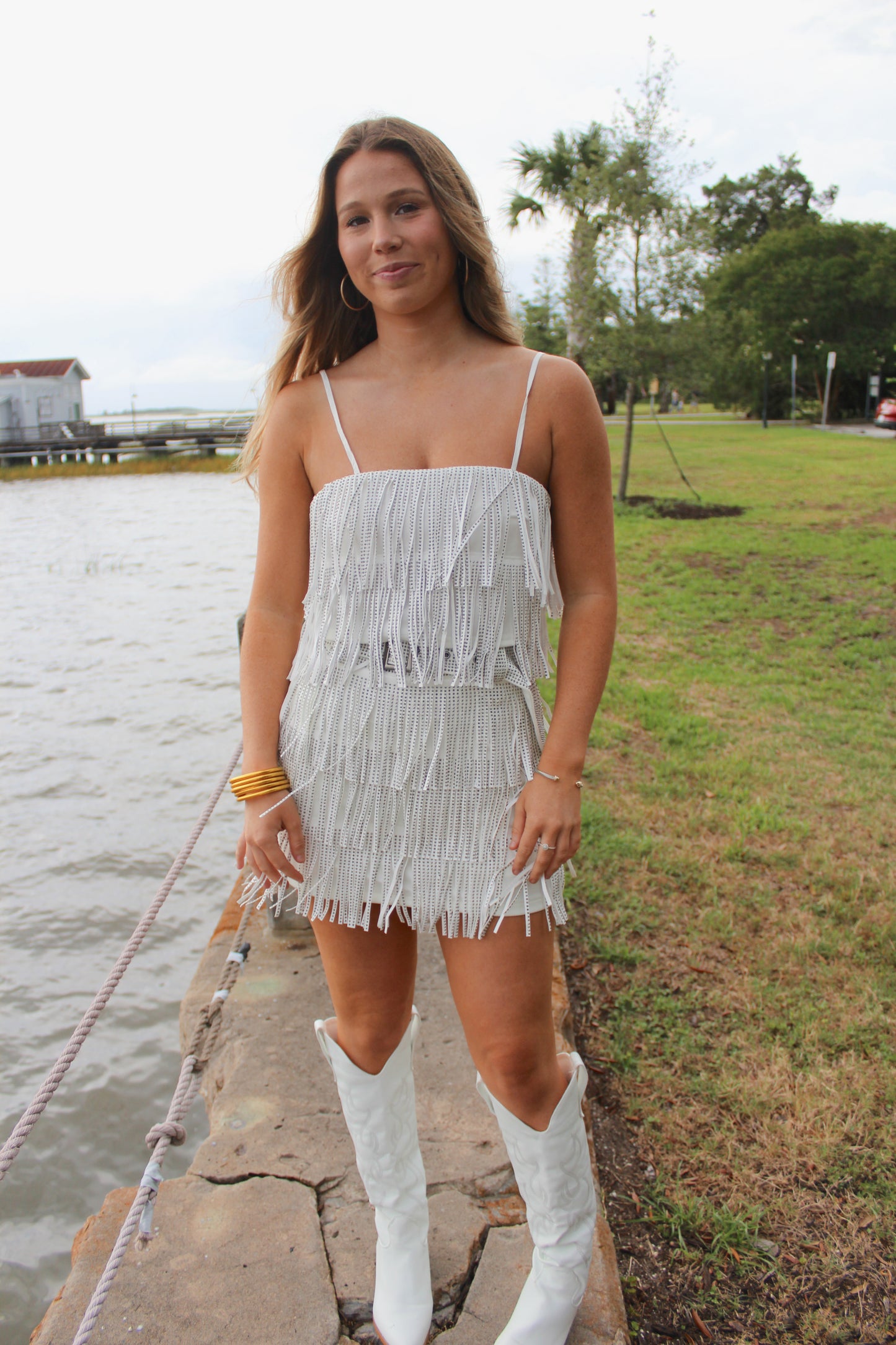 In The Spotlight Top-White