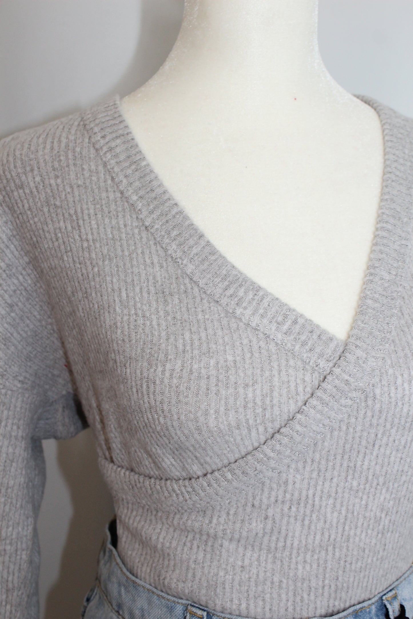 Cozy & Warm Bodysuit- Grey
