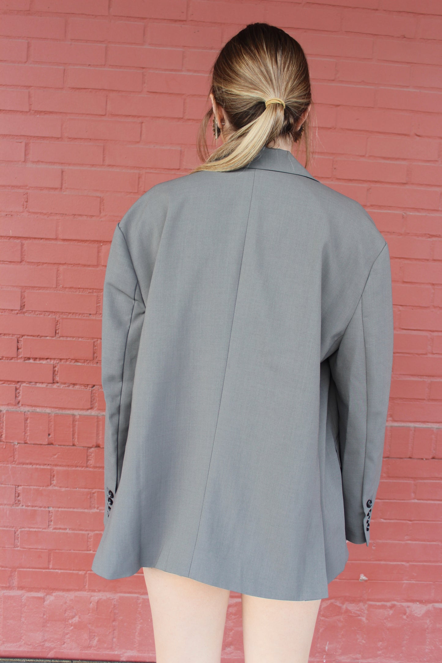 Boss Babe Blazer- Grey