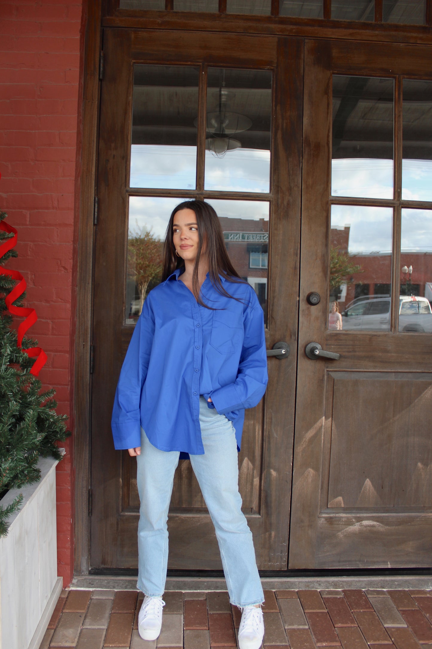 It Girl Top- Royal Blue