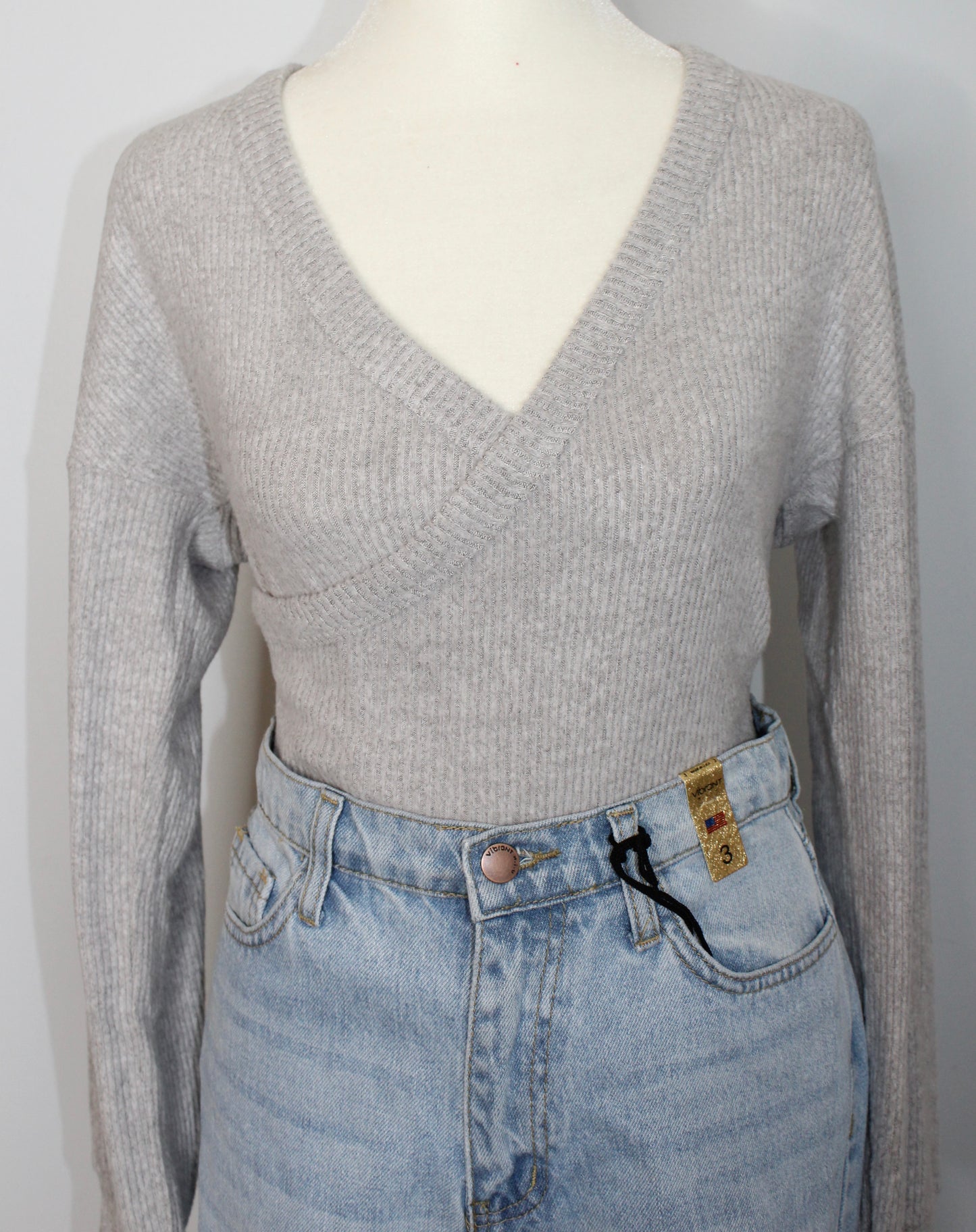 Cozy & Warm Bodysuit- Grey
