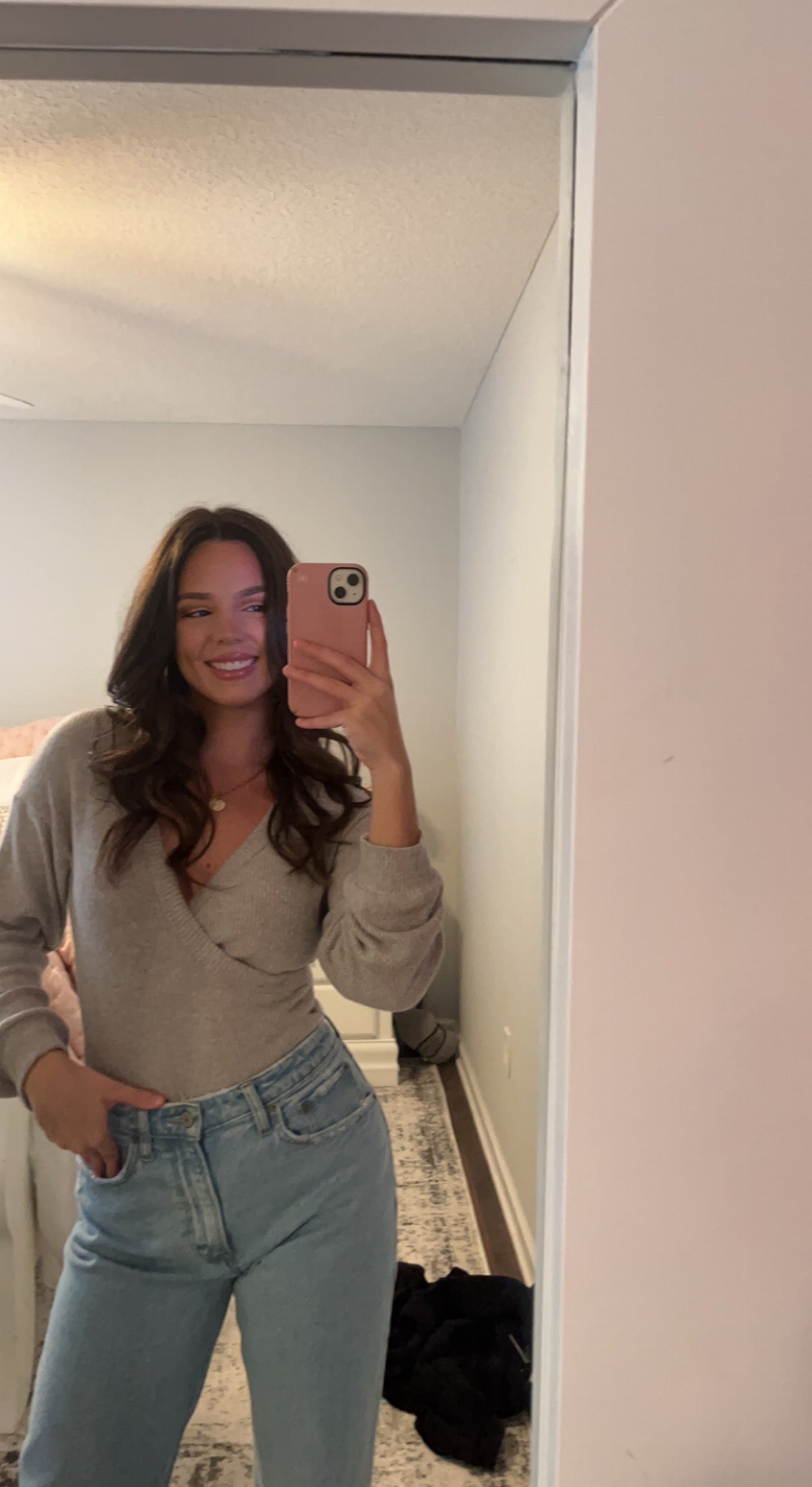 Cozy & Warm Bodysuit- Grey
