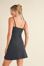 Load image into Gallery viewer, Back &amp; Better Tennis Dress-Black
